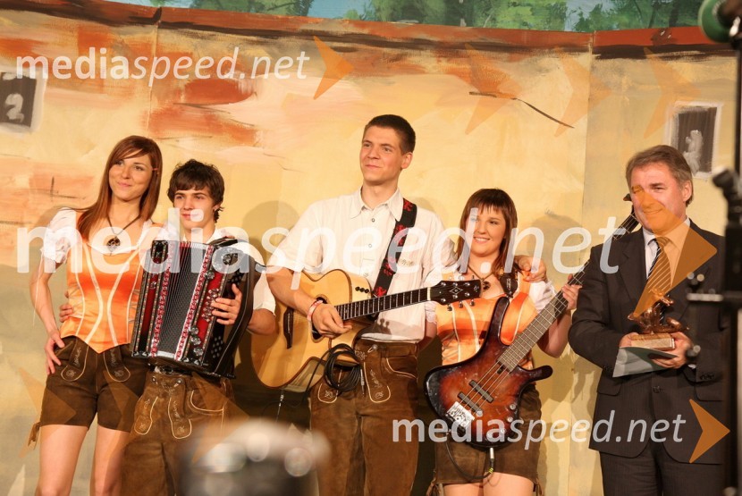 Ansambel Čar in Janez Ribič, župan občine DuplekFestival Vurberk 2009