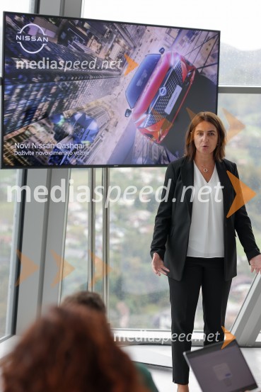  Lidija Ruden Kostrevc, direktorica prodaje in marketinga, Renault Nissan Slovenija d.o.o.Novi Nissan Qashqai, predstavitev