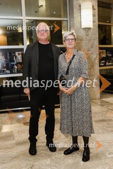 mag. Marko Rusjan, državni sekretar, MK;  Mirjam Drnovšček, direktorica, SNG Nova Gorica64, premiera drame na odru SNG Nova Gorica