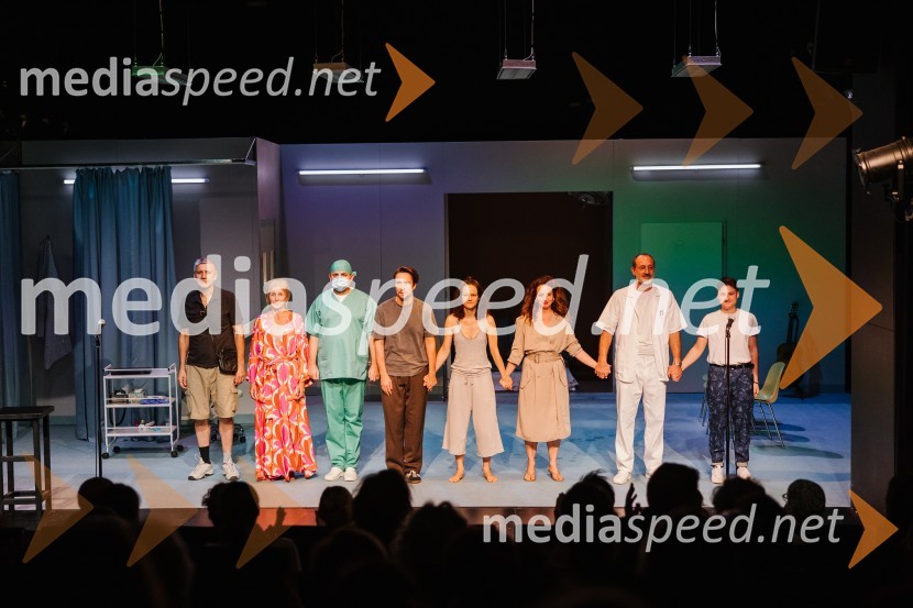  Radoš Bolčina, igralec;  Helena Peršuh, igralka;  Gorazd Jakomini, igralec ;  Jure Kopušar, igralec;  Nika Rozman, igralka;  Urška Taufer, igralka;  Blaž Valič, igralec;  Brigita Gregorič64, premiera drame na odru SNG Nova Gorica