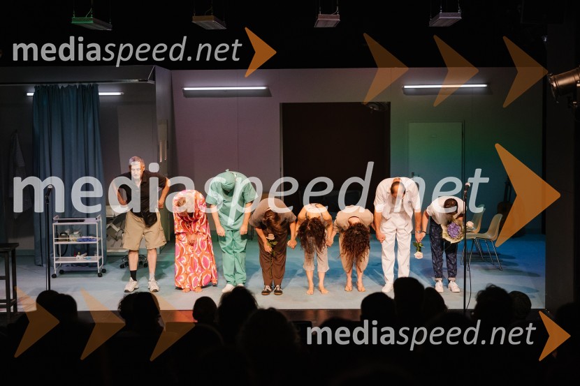  Radoš Bolčina, igralec;  Helena Peršuh, igralka;  Gorazd Jakomini, igralec ;  Jure Kopušar, igralec;  Nika Rozman, igralka;  Urška Taufer, igralka;  Blaž Valič, igralec;  Brigita Gregorič64, premiera drame na odru SNG Nova Gorica