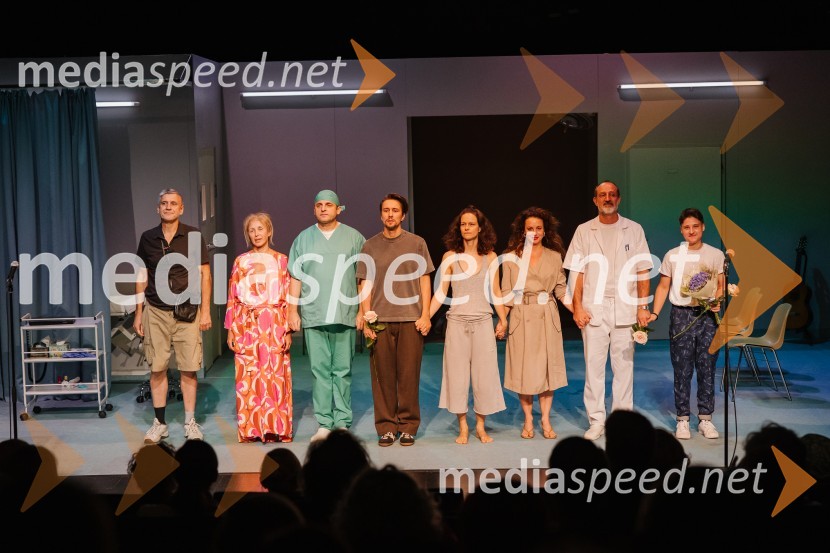  Radoš Bolčina, igralec;  Helena Peršuh, igralka;  Gorazd Jakomini, igralec ;  Jure Kopušar, igralec;  Nika Rozman, igralka;  Urška Taufer, igralka;  Blaž Valič, igralec;  Brigita Gregorič64, premiera drame na odru SNG Nova Gorica