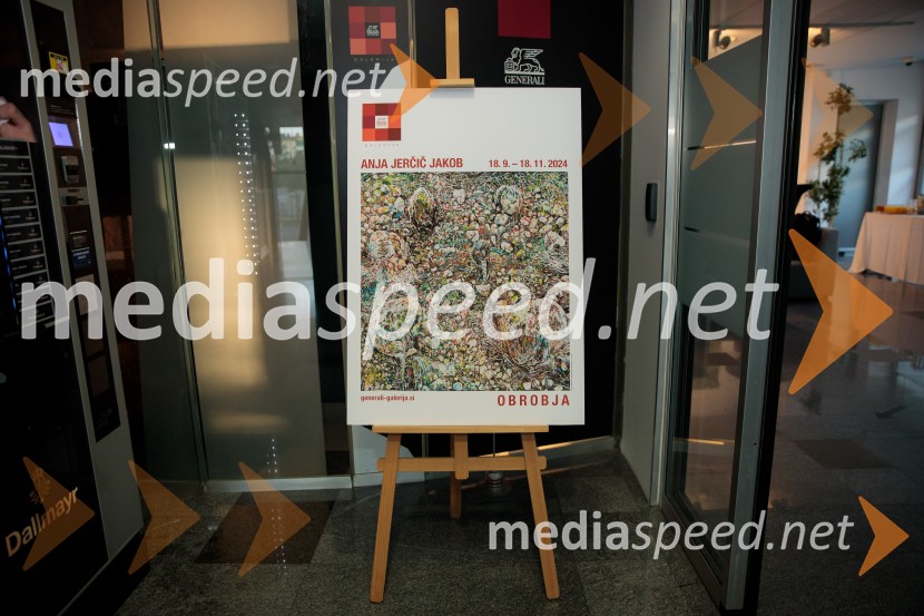 Odprtje razstave z naslovom Obrobja slikarke Anje Jerčič Jakob, Generali Galerija