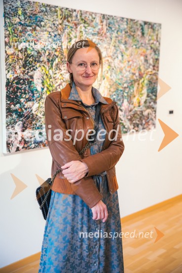  Anja Jerčič Jakob, umetnicaOdprtje razstave z naslovom Obrobja slikarke Anje Jerčič Jakob, Generali Galerija