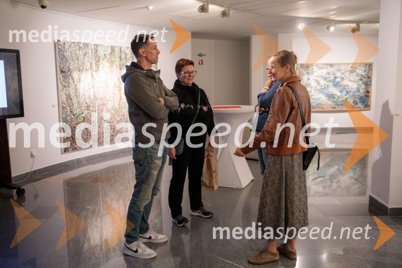  Matjaž Arnol, akademski slikar;  ... ;  Anja Jerčič Jakob, umetnicaOdprtje razstave z naslovom Obrobja slikarke Anje Jerčič Jakob, Generali Galerija