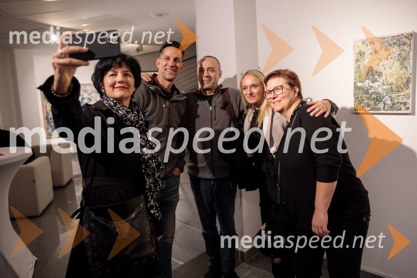  ... ;  Matjaž Arnol, akademski slikar;  ... ;  ... ;  ... Odprtje razstave z naslovom Obrobja slikarke Anje Jerčič Jakob, Generali Galerija