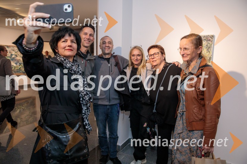  ... ;  Matjaž Arnol, akademski slikar;  ... ;  ... ;  ... ;  ... Odprtje razstave z naslovom Obrobja slikarke Anje Jerčič Jakob, Generali Galerija