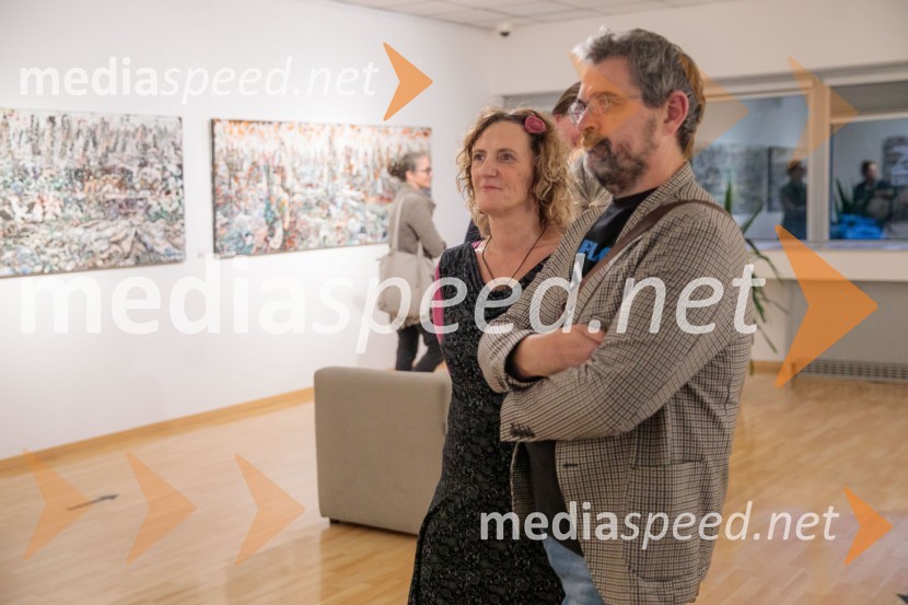 Odprtje razstave z naslovom Obrobja slikarke Anje Jerčič Jakob, Generali Galerija