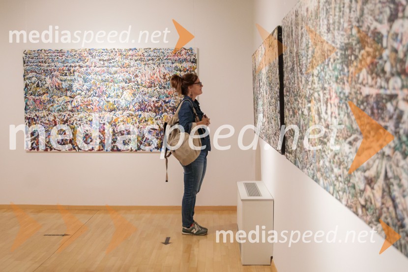 Odprtje razstave z naslovom Obrobja slikarke Anje Jerčič Jakob, Generali Galerija