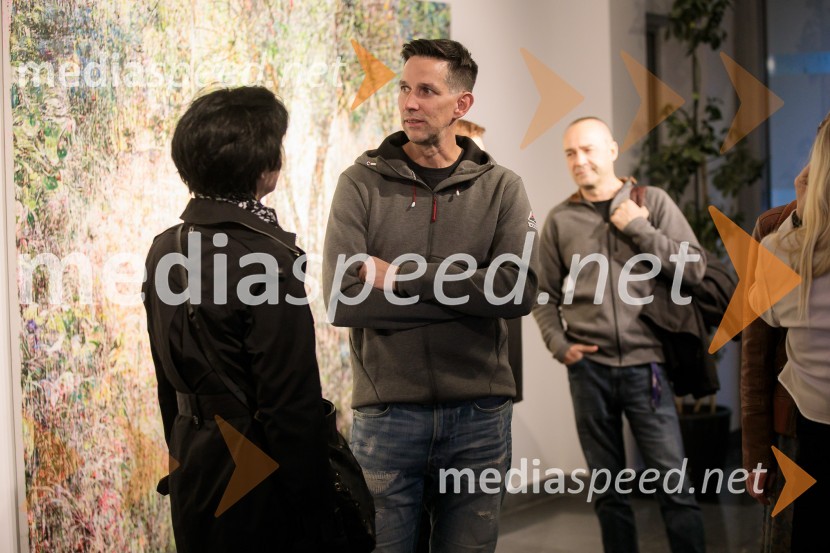  ... ;  Matjaž Arnol, akademski slikarOdprtje razstave z naslovom Obrobja slikarke Anje Jerčič Jakob, Generali Galerija