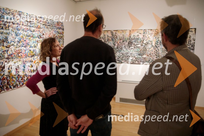 Odprtje razstave z naslovom Obrobja slikarke Anje Jerčič Jakob, Generali Galerija