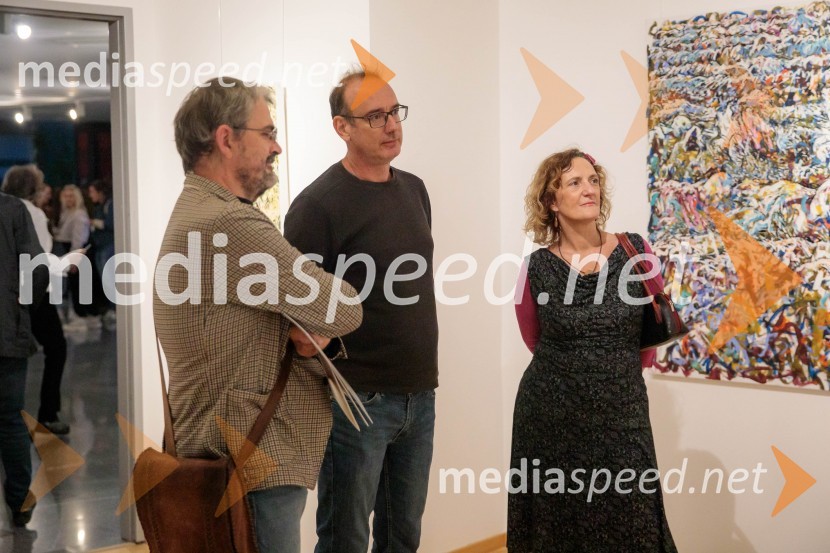 Odprtje razstave z naslovom Obrobja slikarke Anje Jerčič Jakob, Generali Galerija