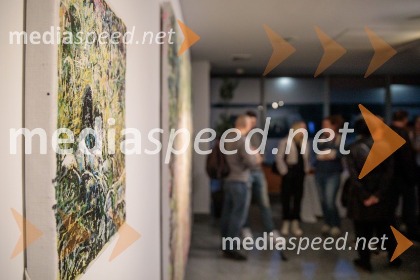 Odprtje razstave z naslovom Obrobja slikarke Anje Jerčič Jakob, Generali Galerija