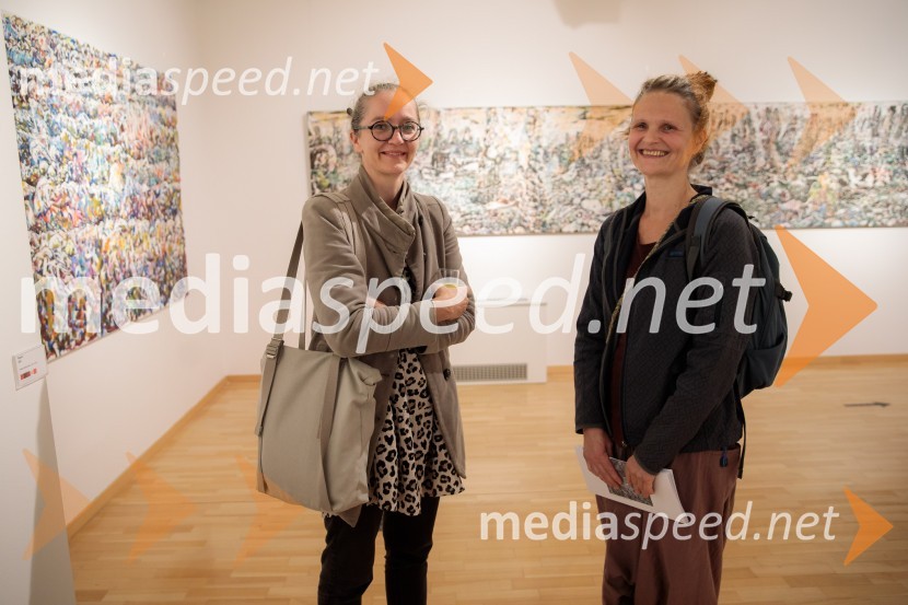 Odprtje razstave z naslovom Obrobja slikarke Anje Jerčič Jakob, Generali Galerija