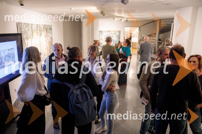 Odprtje razstave z naslovom Obrobja slikarke Anje Jerčič Jakob, Generali Galerija