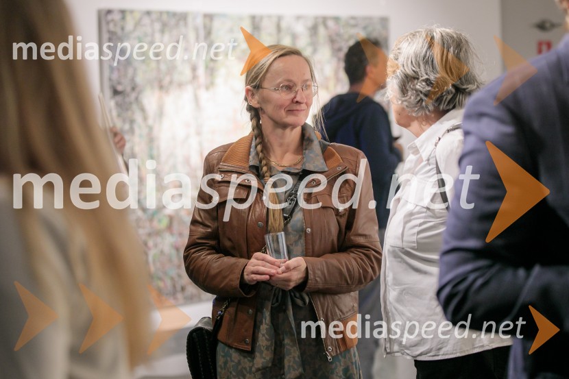  Anja Jerčič Jakob, umetnicaOdprtje razstave z naslovom Obrobja slikarke Anje Jerčič Jakob, Generali Galerija