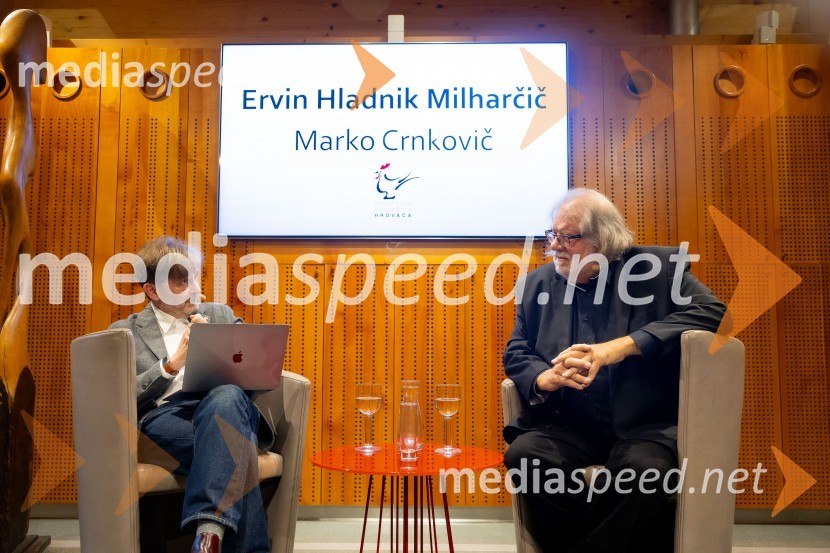  Marko Crnkovič, kolumnist, urednik portala Fokus Pokus;  Ervin  Hladnik Milharčič, novinarIskrivo v živo: Ervin Hladnik Milharčič v pogovoru z Markom Crnkovičem
