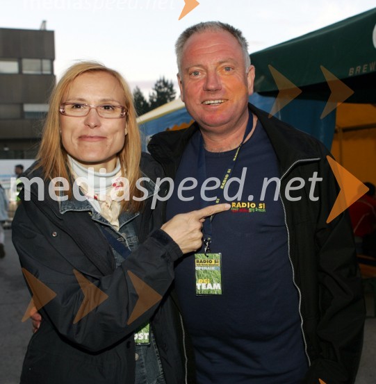 Cvetka Žirovnik, Vodja Rtv centra Maribor in Srečko Trglec, urednik na radiu RSi 

RSi - Radio Slovenija Internacional Open air