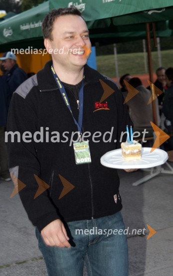 Sašo Papp, voditelj jutranjega programa Radia CenterRSi - Radio Slovenija Internacional Open air