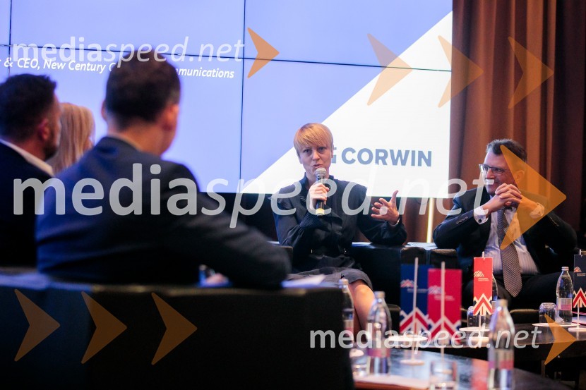  Maja Ostanek Selak, CEO, Alfi Funds; dr. Imre Balogh, Hranilnica LON d.d.Čaj z razlogom z naslovom Blagovna znamka delodajalca in prihodnost delovnega okolja