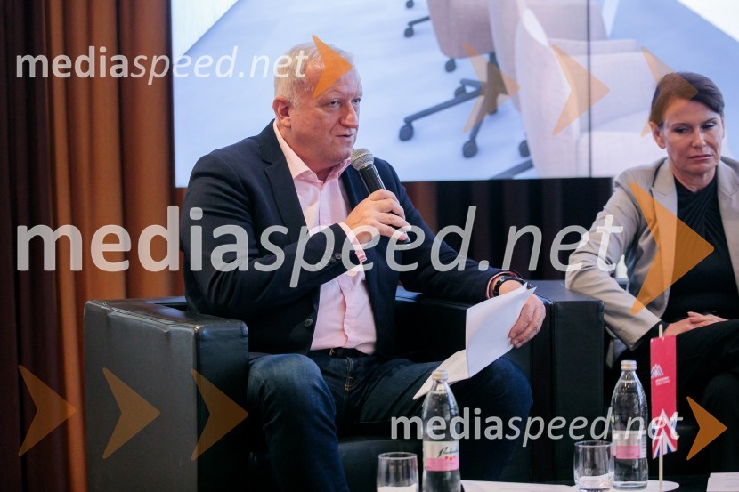  Janez Rakušček, izvršni kreativni direktor Luna TBWA;  Katarina Babnik, psihologinjaČaj z razlogom z naslovom Blagovna znamka delodajalca in prihodnost delovnega okolja