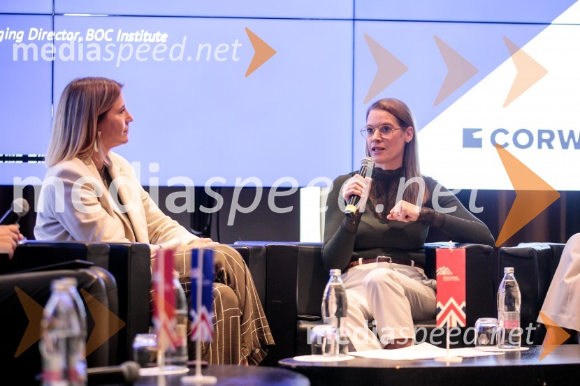  Urška Kajtner, vodja operative, Mesi d.o.o.;  Urška Stanovnik, vdja kadrovske službe, BetterČaj z razlogom z naslovom Blagovna znamka delodajalca in prihodnost delovnega okolja