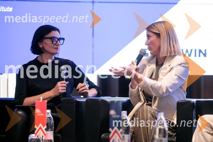  Simona Špilak, direktorica, BOC Institute;  Urška Kajtner, vodja operative, Mesi d.o.o.Čaj z razlogom z naslovom Blagovna znamka delodajalca in prihodnost delovnega okolja