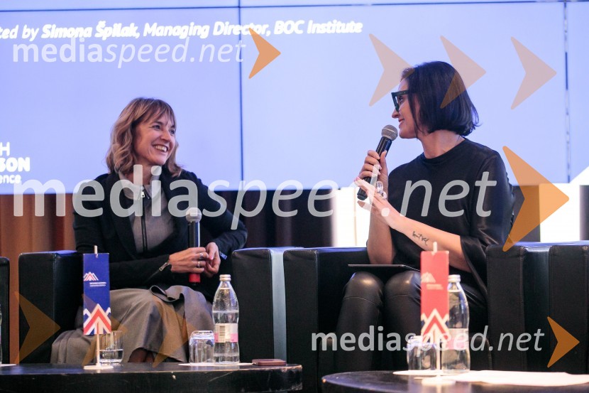  Mateja Geržina, direktorica HR in skladnosti poslovanja, Triglav INT d.d.;  Simona Špilak, direktorica, BOC InstituteČaj z razlogom z naslovom Blagovna znamka delodajalca in prihodnost delovnega okolja