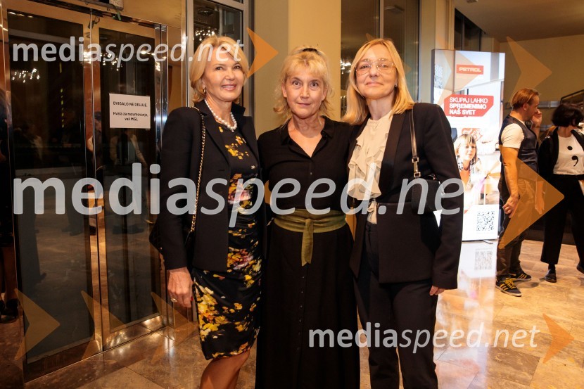  Nevenka Črešnar Pergar, lastnica in direktorica podjetja NP Consulting;  Barbara Hieng Samobor, direktorica in umetniška vodja MGL; dr. Alja  Brglez, šefinja kabineta bivšega predsednika RSKazimir in Karolina, premiera drame na odru MGL