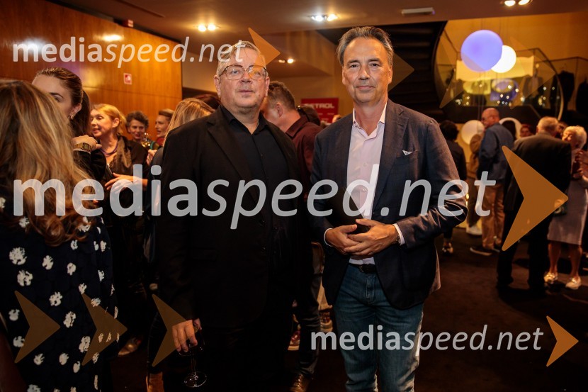  Robert Waltl, direktor, Mini teater;  Tomislav Čizmić, predsednik poslovodstva družbe, Telemach Slovenija d.o.o.Kazimir in Karolina, premiera drame na odru MGL