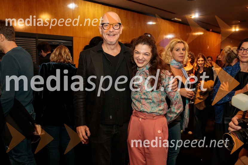  Uroš Smolej, igralec;  Diana  Kolenc, igralkaKazimir in Karolina, premiera drame na odru MGL