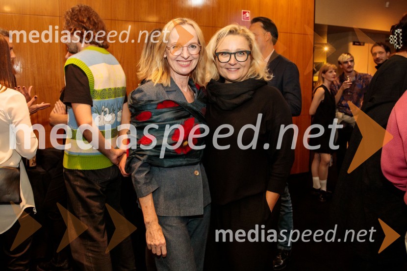  Bernarda Oman, igralka;  Nataša Barbara Gračner, režiserka in igralkaKazimir in Karolina, premiera drame na odru MGL