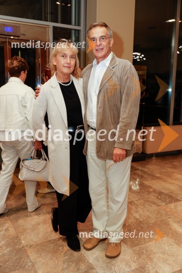  Barbara Hieng Samobor, direktorica in umetniška vodja MGL;   Igor  Samobor, igralecČas za veselje, premiera drame v MGL