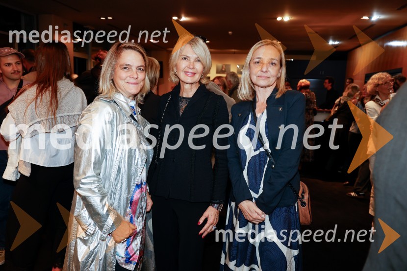  Manca Majeršič Sevšek, dramaturginja;  Nevenka Črešnar Pergar, lastnica in direktorica podjetja NP Consulting; dr. Alja  Brglez, šefinja kabineta bivšega predsednika RSČas za veselje, premiera drame v MGL