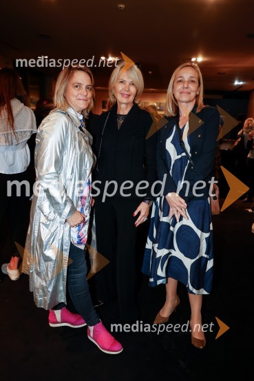  Manca Majeršič Sevšek, dramaturginja;  Nevenka Črešnar Pergar, lastnica in direktorica podjetja NP Consulting; dr. Alja  Brglez, šefinja kabineta bivšega predsednika RSČas za veselje, premiera drame v MGL