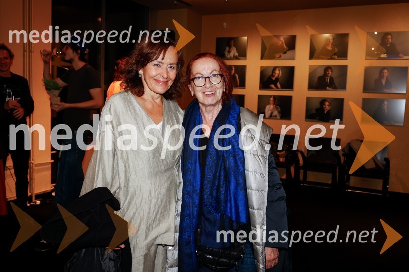  Mirjam Korbar, igralka;  Jožica Avbelj, igralkaČas za veselje, premiera drame v MGL