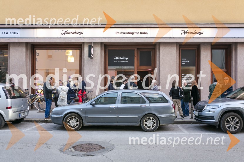 Odprtje kolesarske trgovine Noordung Store v središču Ljubljane