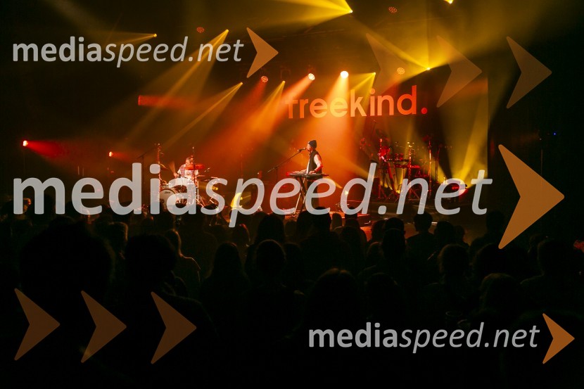  Sara Ester Gredelj, pianistka in vokalistka, Freekind15. obletnica Kina Šiška z glasbeno skupino Freekind