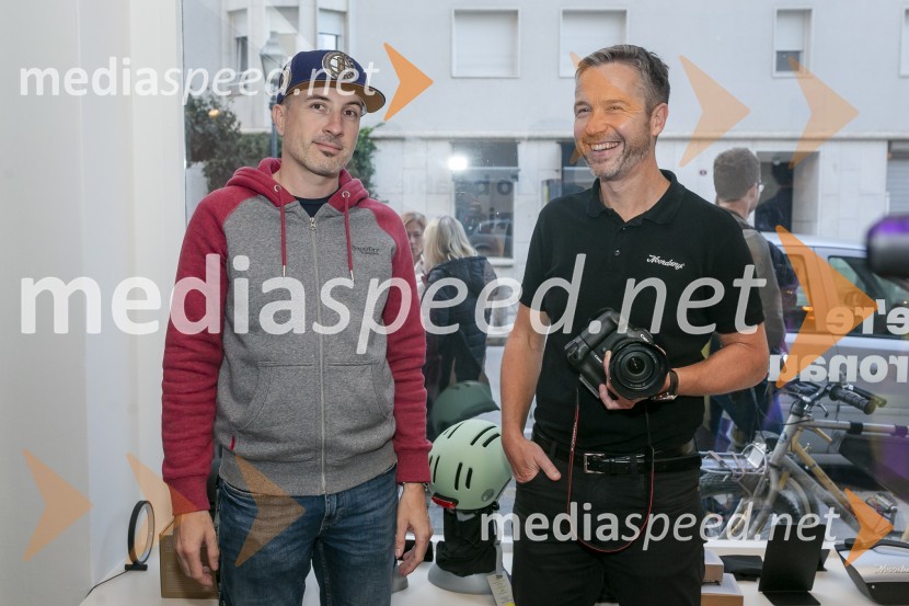 Odprtje kolesarske trgovine Noordung Store v središču Ljubljane