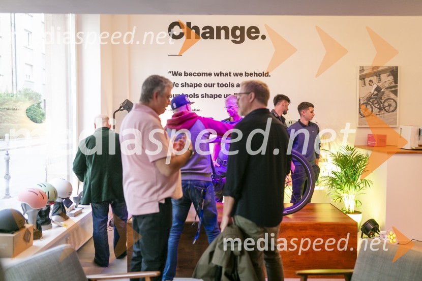 Odprtje kolesarske trgovine Noordung Store v središču Ljubljane