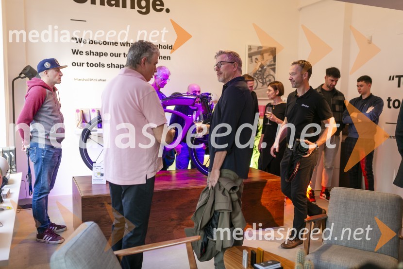 Odprtje kolesarske trgovine Noordung Store v središču Ljubljane