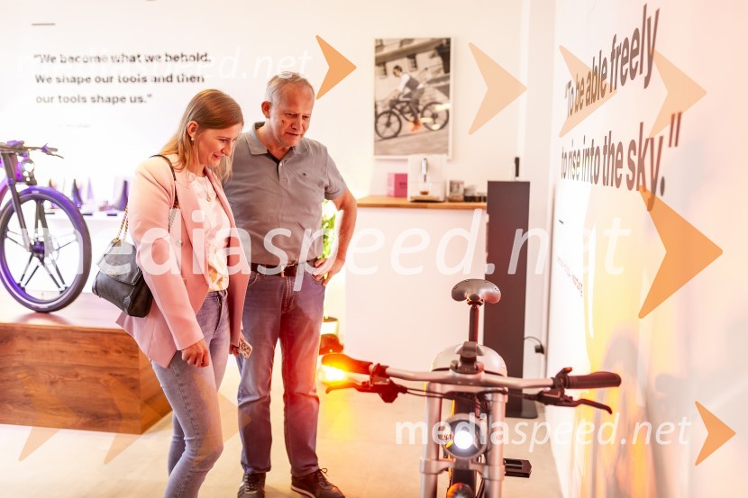 Odprtje kolesarske trgovine Noordung Store v središču Ljubljane