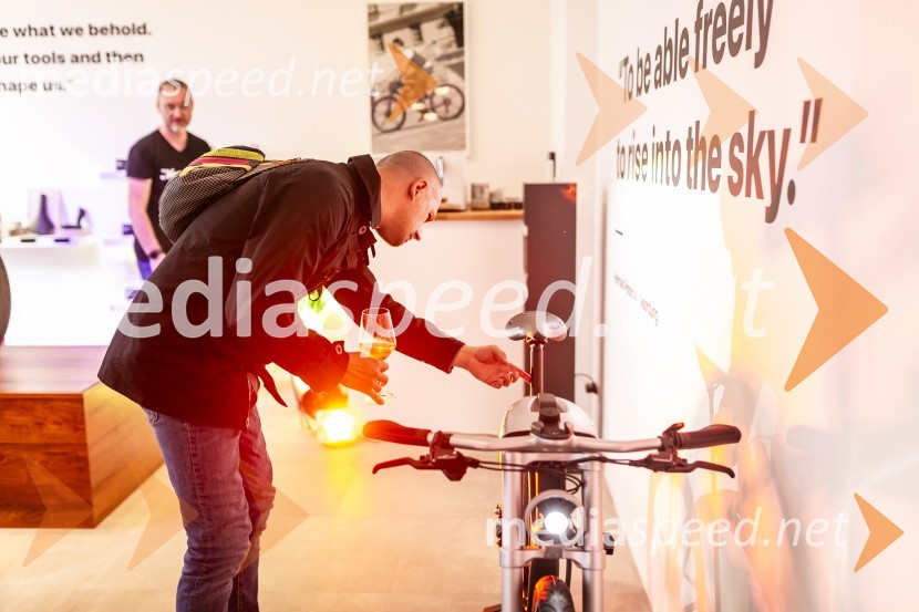 Odprtje kolesarske trgovine Noordung Store v središču Ljubljane