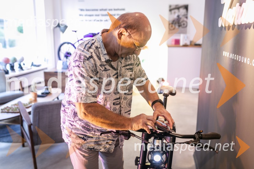Odprtje kolesarske trgovine Noordung Store v središču Ljubljane