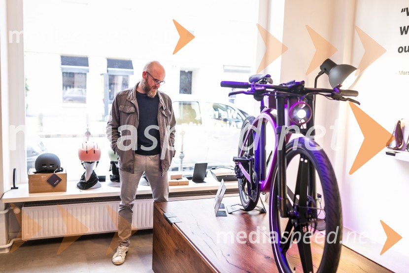Odprtje kolesarske trgovine Noordung Store v središču Ljubljane