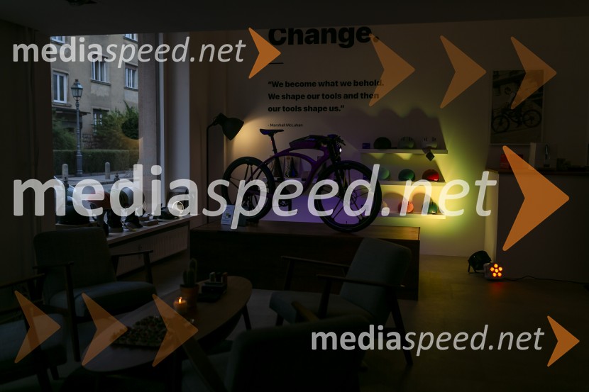 Odprtje kolesarske trgovine Noordung Store v središču Ljubljane