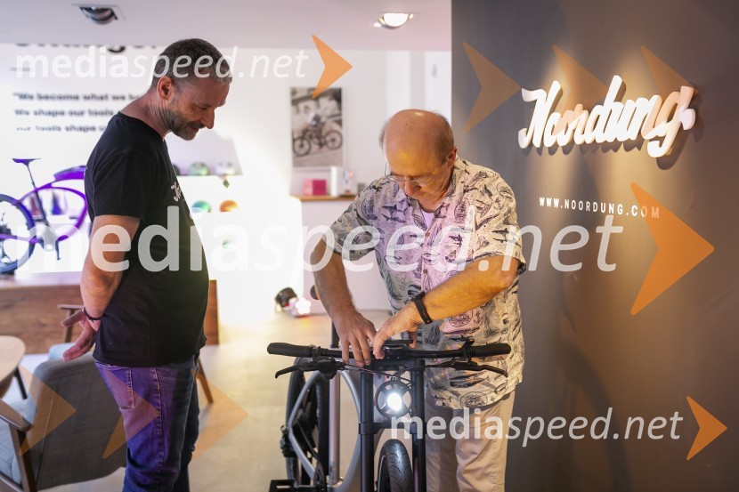 Odprtje kolesarske trgovine Noordung Store v središču Ljubljane