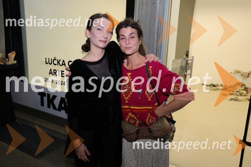  Anja Seničar, kuratorka;  ... Odprtje razstave Lučke Centa z naslovom ARTE - FAKT