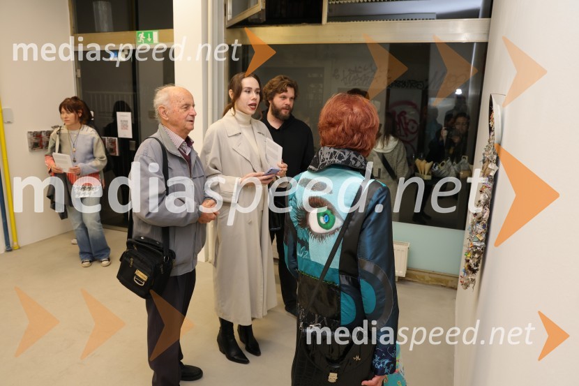  ... ;  Sara Nuša Golob Grabner, umetnicaOdprtje razstave Lučke Centa z naslovom ARTE - FAKT