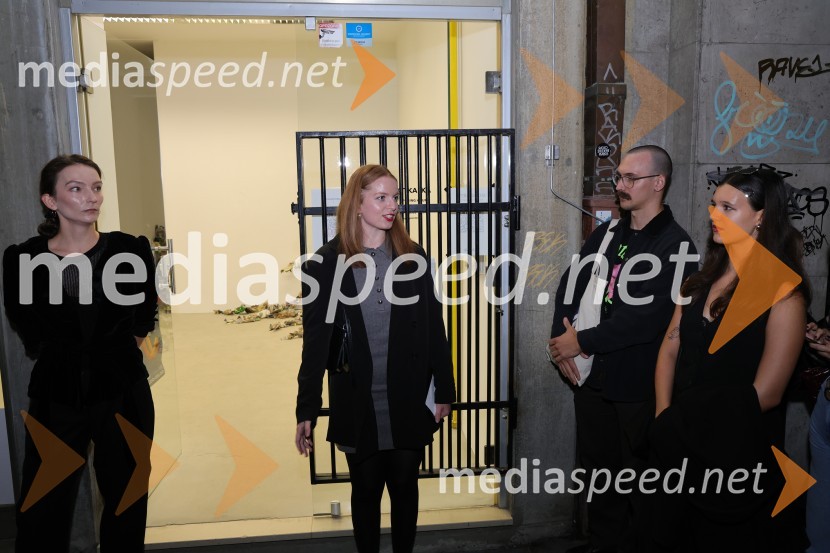  Anja Seničar, kuratorka;  ... ;  ... ;  ... Odprtje razstave Lučke Centa z naslovom ARTE - FAKT